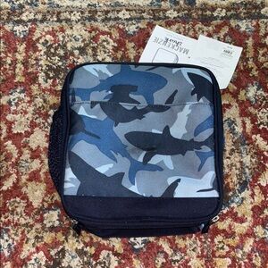 Pottery Barn Kids Mackenzie Shark Lunchbox Bag